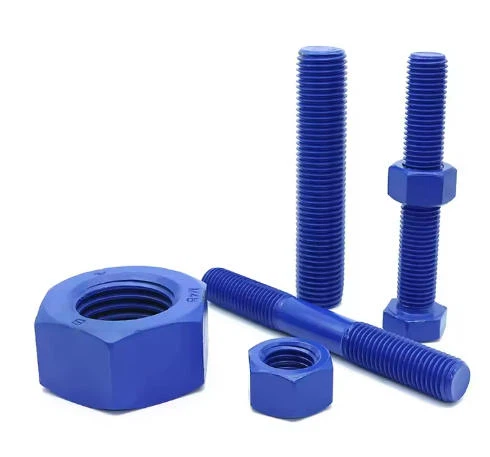 ASME B18.31.3 SA193 B7 / B7M / B16 Xylan 1424 PTFE Coated Stud Bolts