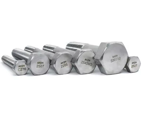 C276 S32750 Alloy Bolts For Chemical Equipment Fastening