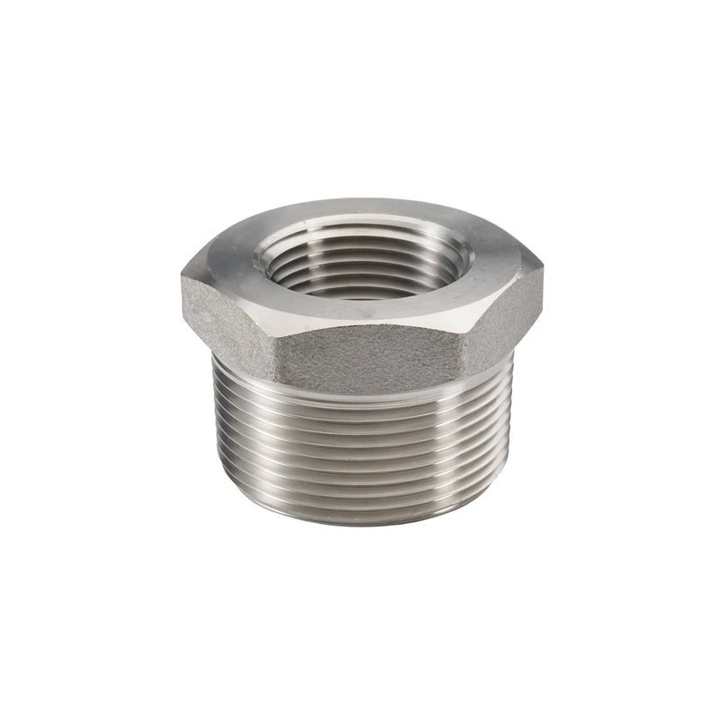 Male Stainless Steel Bushing Threaded Pipe Reducer – High Pressure Stainless Steel Threaded Pipe Fittings